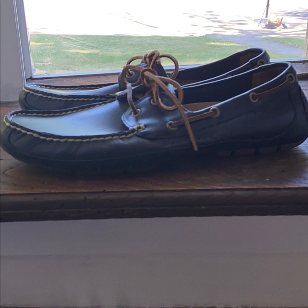 Men’s Navy Blue Polo moccasins Size 9.5